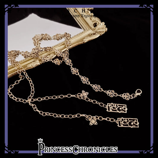 Princess Chronicles - Hare Hunter - Ouji Lolita Gold Alloy Waist Chain
