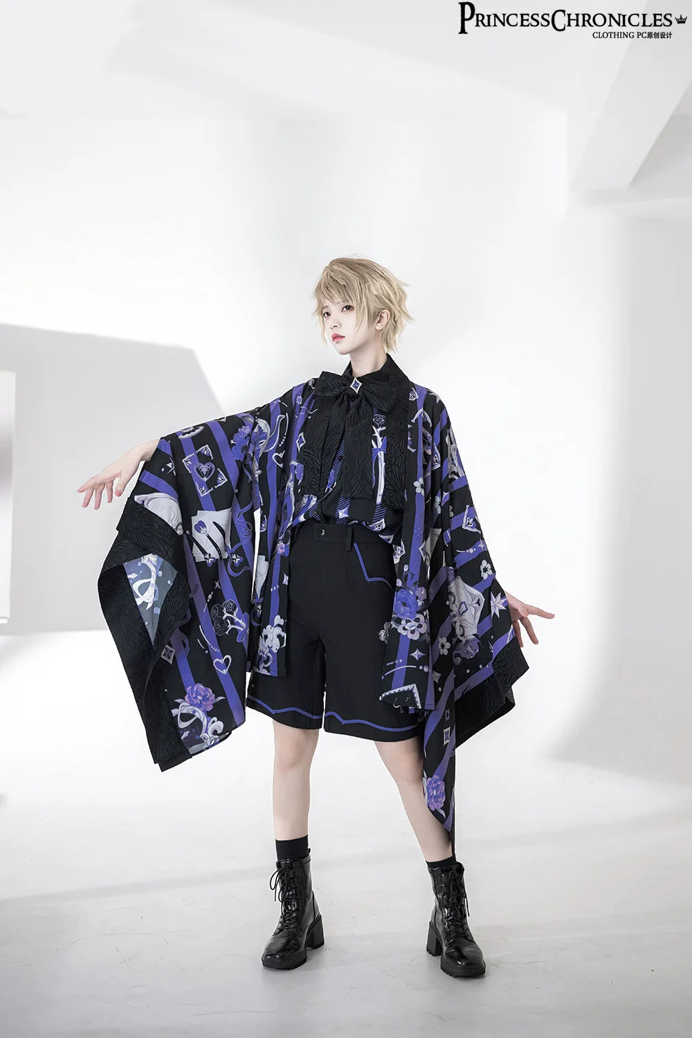 Princess Chronicles - Summer Sunscreen Loose Vintage Printed Haori Outerwear