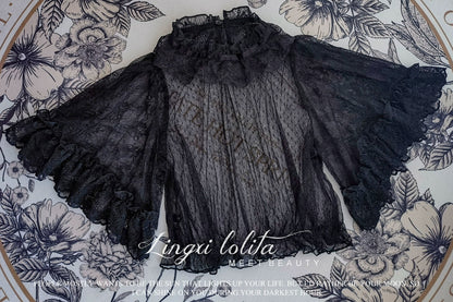 Lingxi Lolita - Bone island Gothic Lolita Corset Goth Blouse Skirt Set