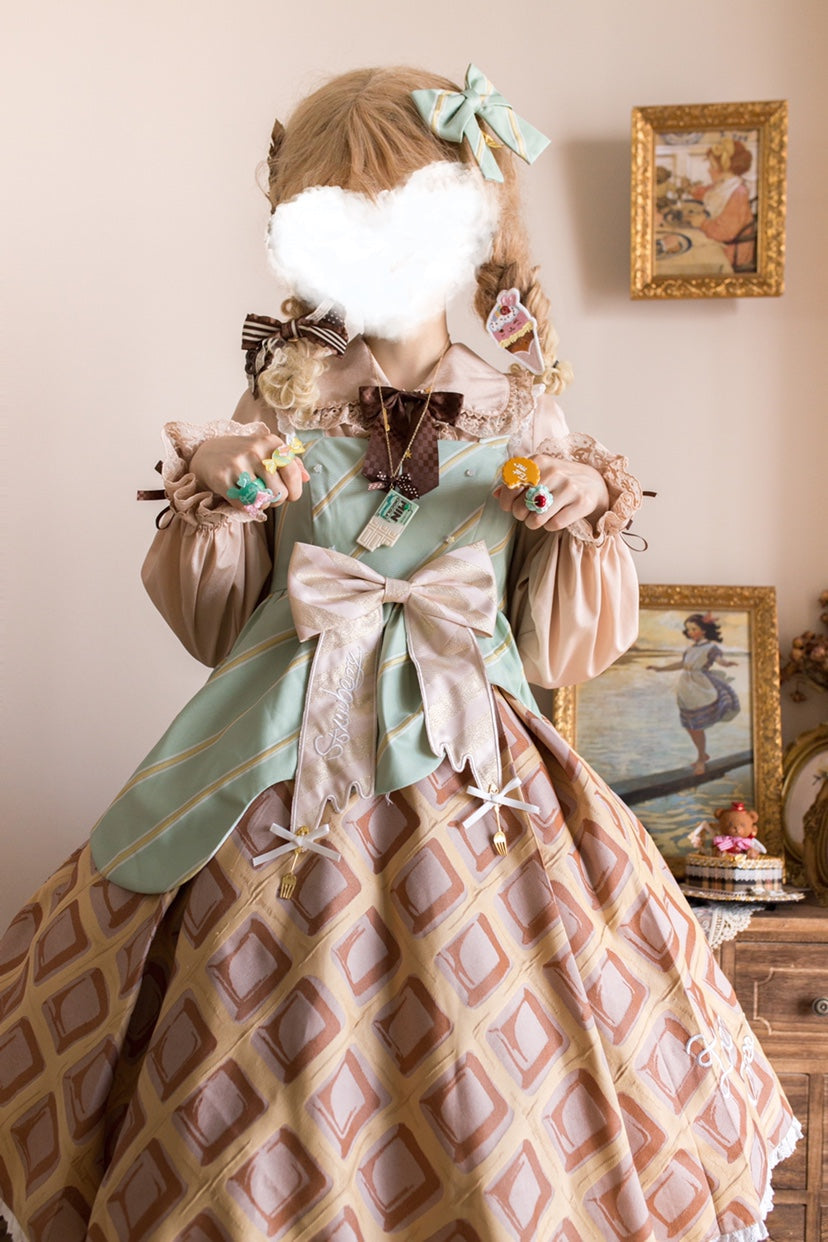 Halloween Alice - Rainbow Candy - Sweet Lolita Ring Hairclip