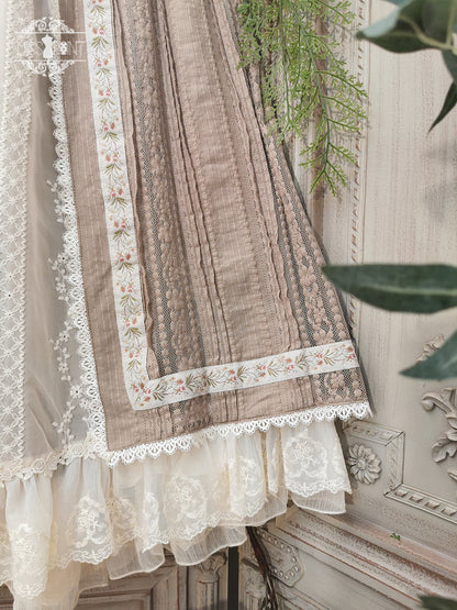 Miss Point - The Sally Gardens - Fish Bone High Waist Lolita Skirt