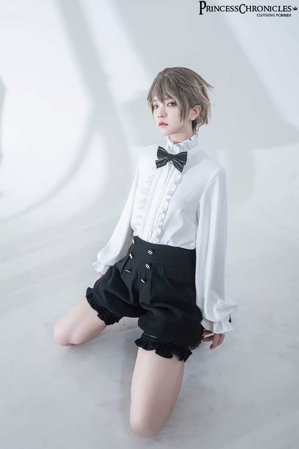 Princess Chronicles - Desperate Bunny - Ouji Lolita Vest Shorts Set