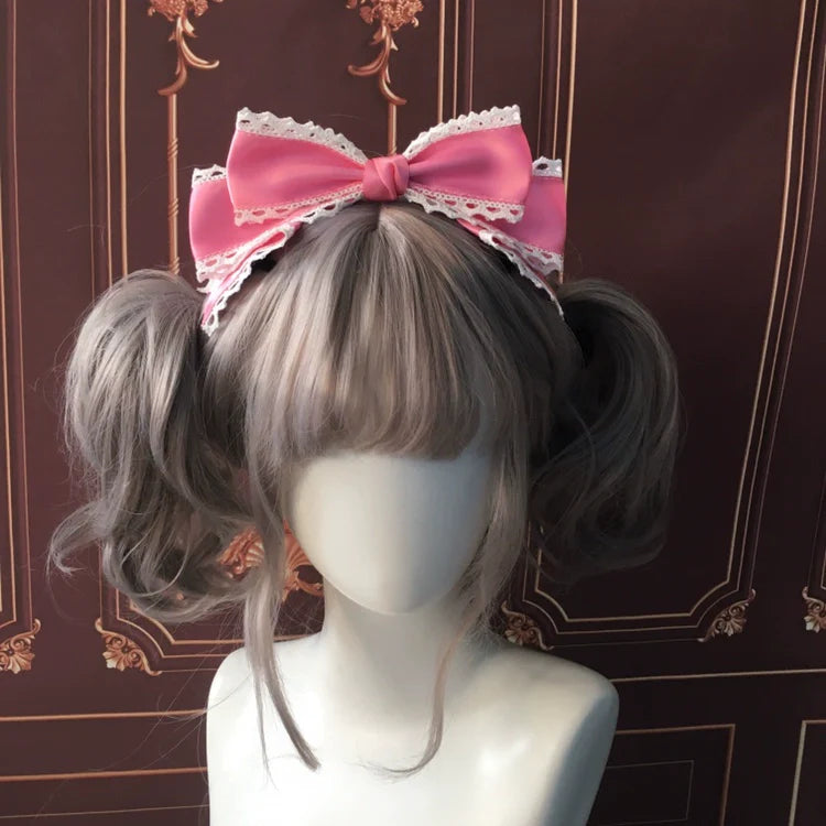 Qingyi Handmade - Sweet Lolita KC Multicolor Bow Lolita Headwear