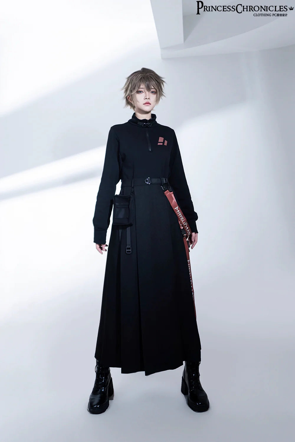 Princess Chronicles - Nameless Blade - Waste Soil Handsome Black Skirt