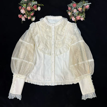 DMFS Lolita - The Heart of the Rose - Elegant Retro Lolita Skirt High Waist SK Blouse