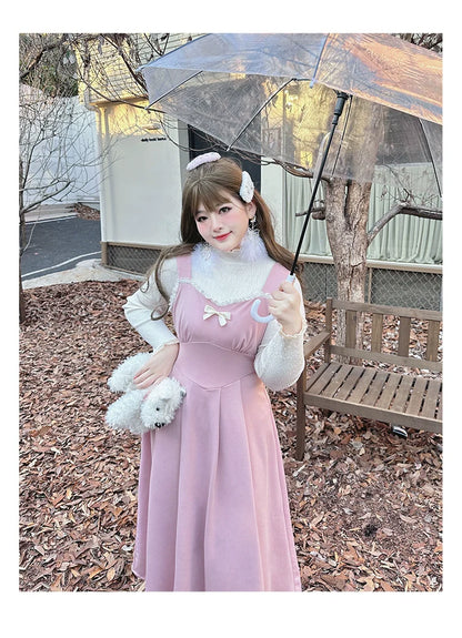 Yingtang - Sweet Lolita Coat Plus Size Lolita Dress Set