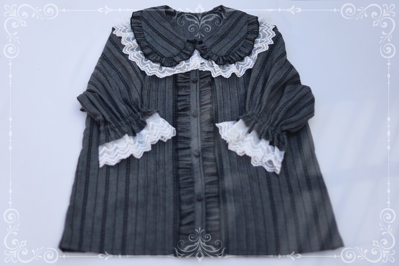 MIST - Sweet Lolita Golilla Short Sleeve Shirt