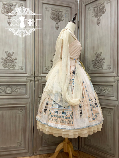 Miss Point - Dusk Best - Egyptian Lolita Dress Set Gorgeous JSK