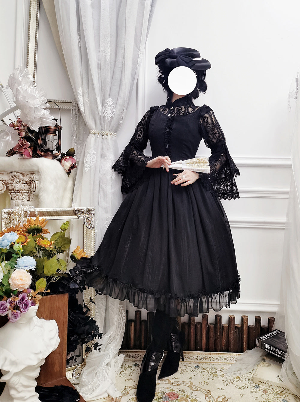 Miss point - Rhine Riverside - French Vintage Chiffon Lolita JSK