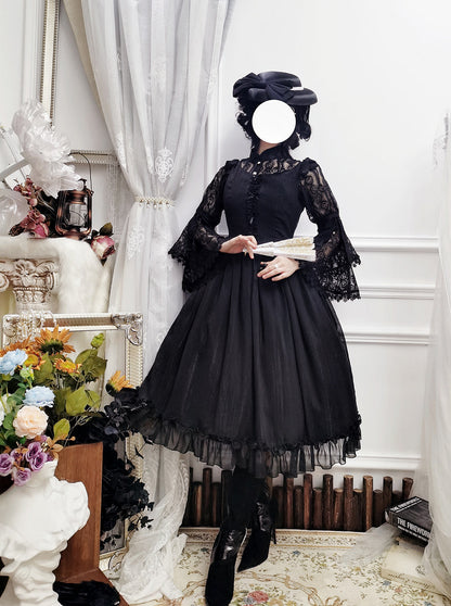 Miss point - Rhine Riverside - French Vintage Chiffon Lolita JSK
