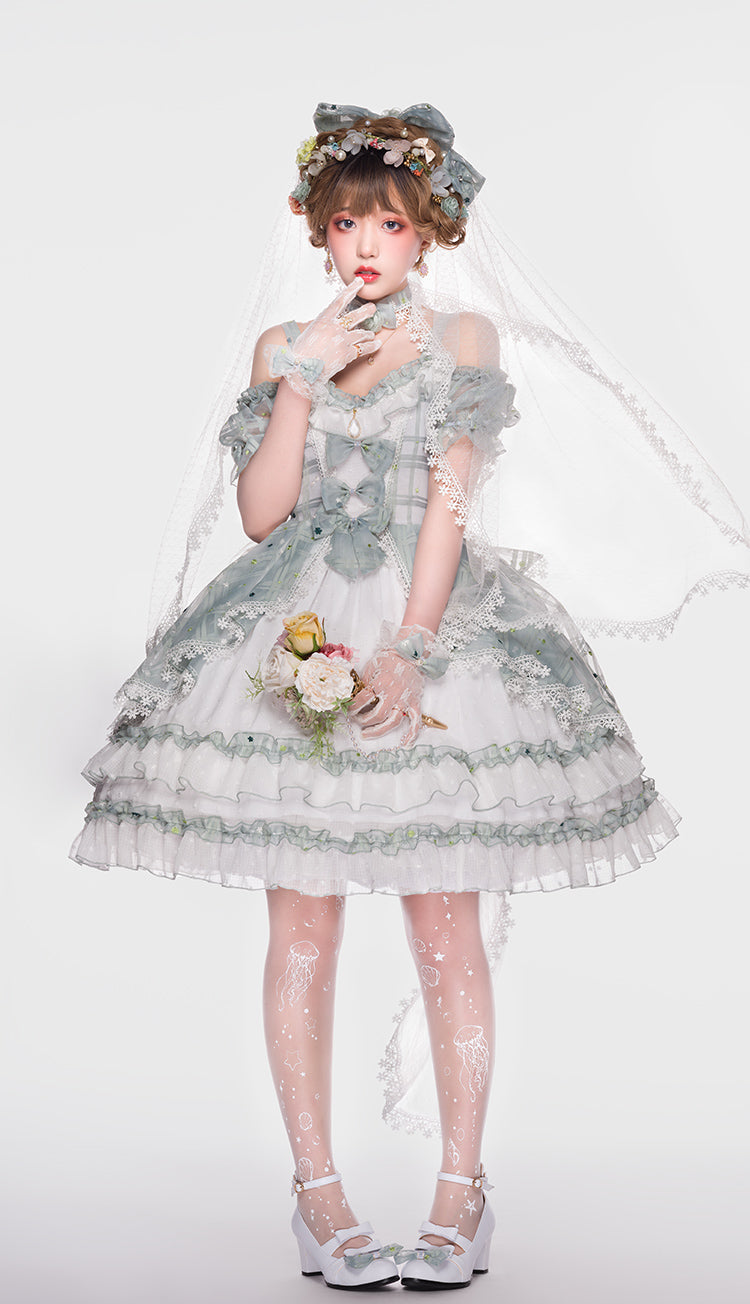 Youpairui - Bucharest - Calssic Lolita Jumper Dress Set