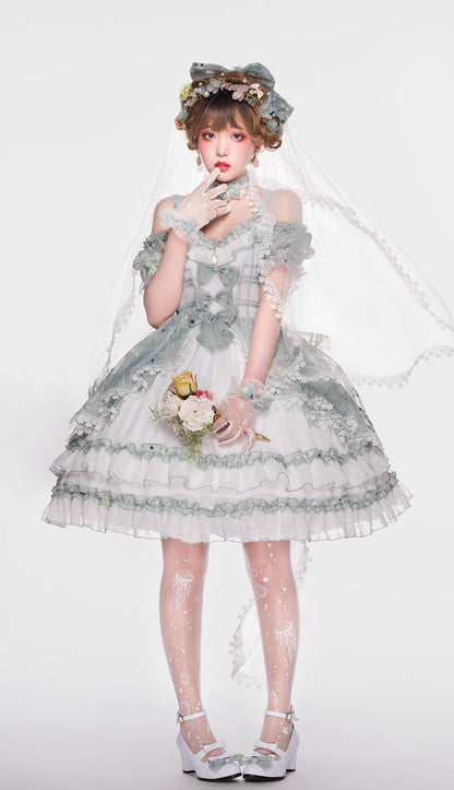 Youpairui - Bucharest - Calssic Lolita Jumper Dress Set