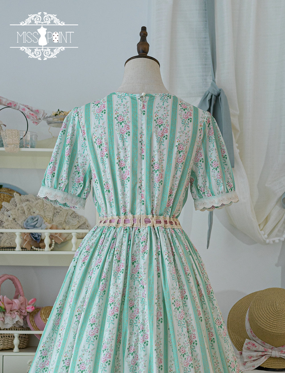 Miss Point - Happy Summer Elegant Lolita Floral OP Dress