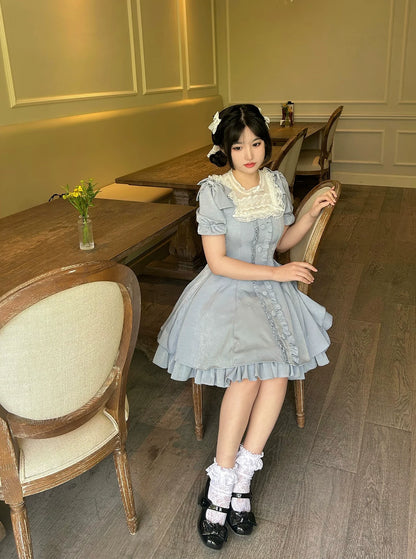 Sweet Wood - Plus Size Lolita OP Dress Summer Dress