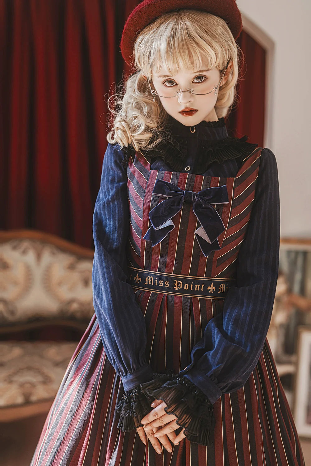 Miss Point - Custom-Made Lolita Elegant Stand Collar Lolita Shirt