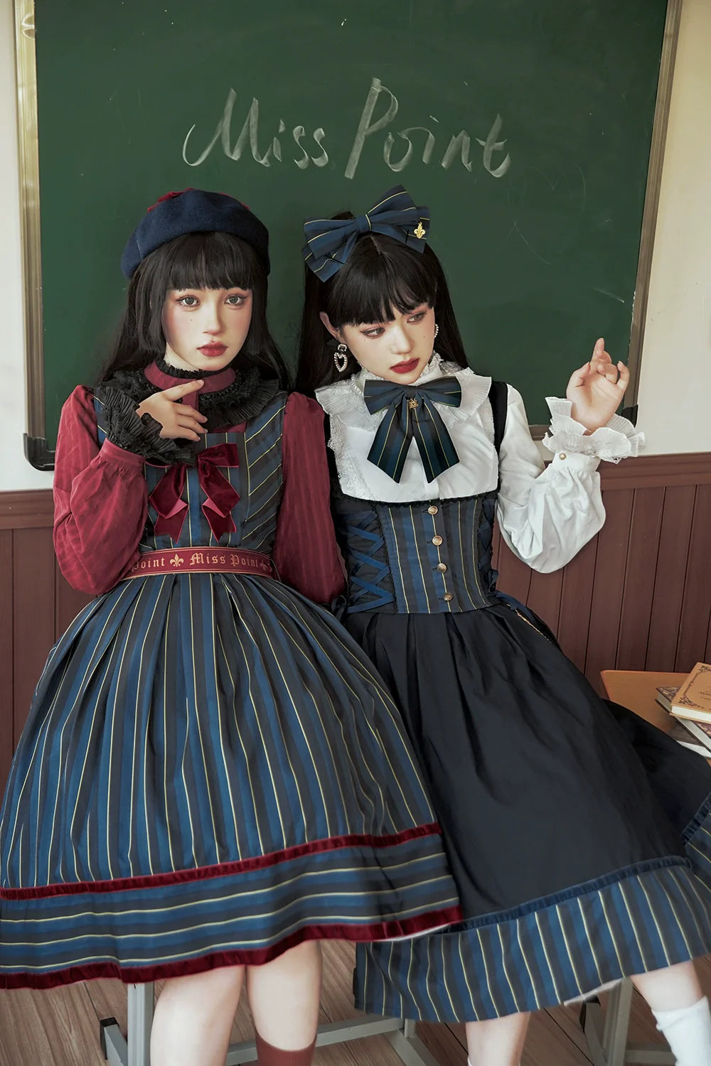 Miss Point - Custom-Made Lolita Elegant Stand Collar Lolita Shirt