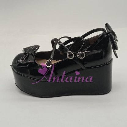 Antaina - Lolita Bow Platform Shoes Multiple Colors