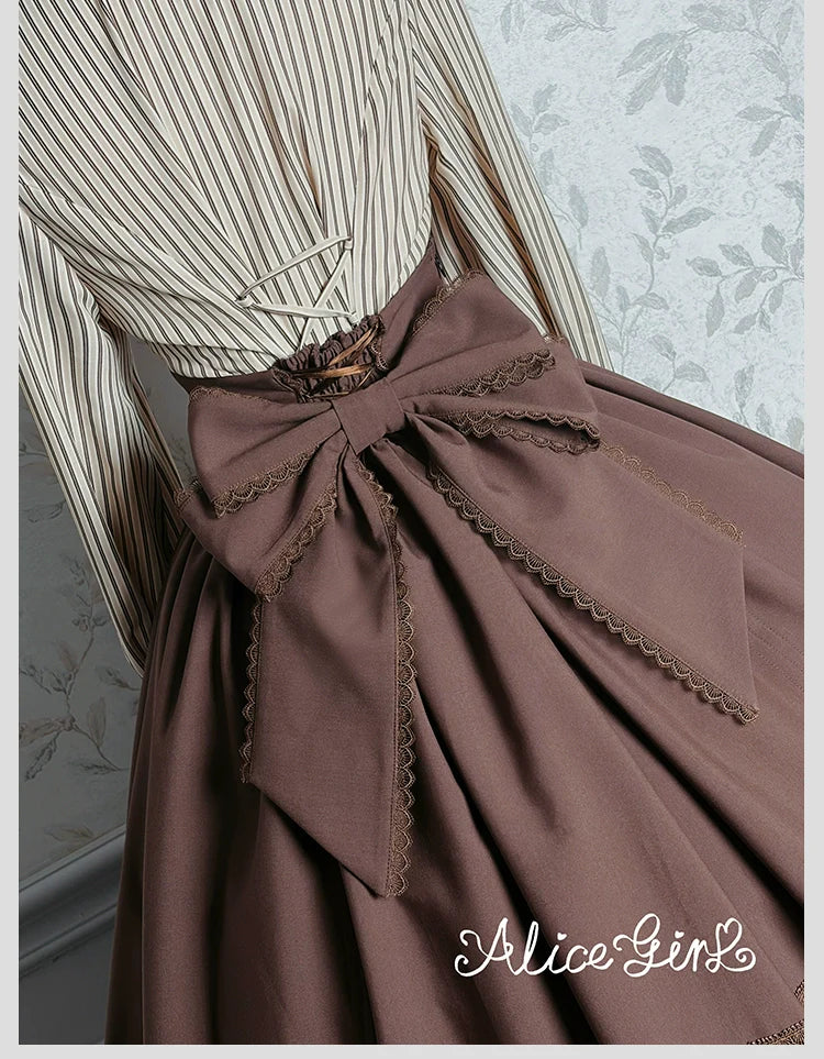 Alice Girl - Duke of Victoria - Classic Lolita SK & Overskirt Set