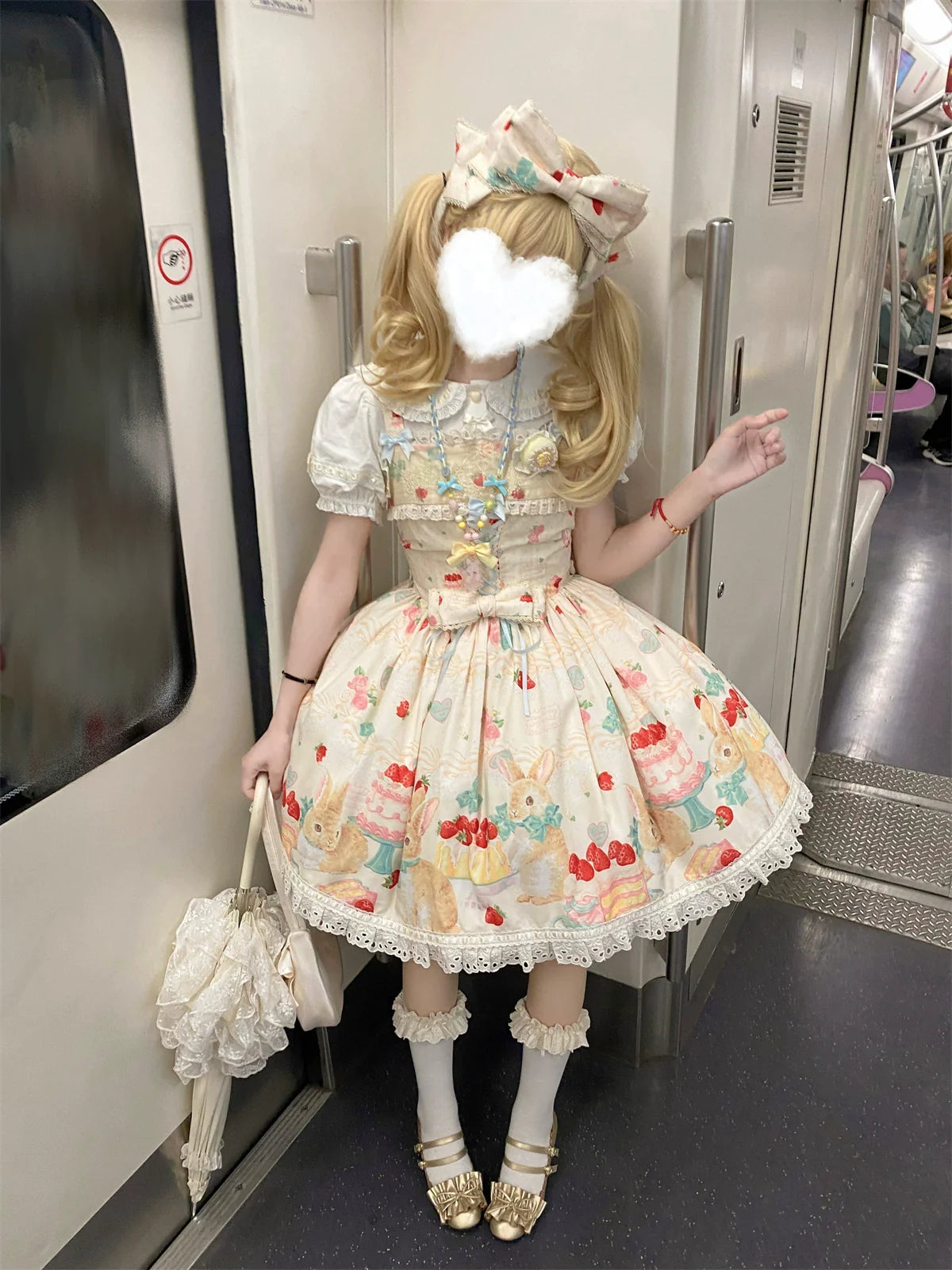 Dark Star Island - Honey Bunny Cake - Sweet Lolita JSK/OP/Strap SK/Shirt