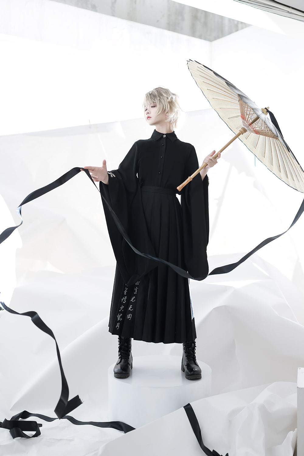 Princess Chronicles - Pomegranate Note - Han Lolita Wide Sleeves Ouji Blouse