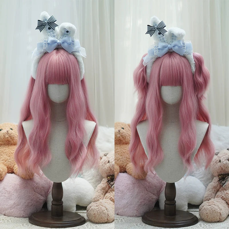 Imperial Tea - Sweet Lolita Long Wigs, Detachable Ponytail