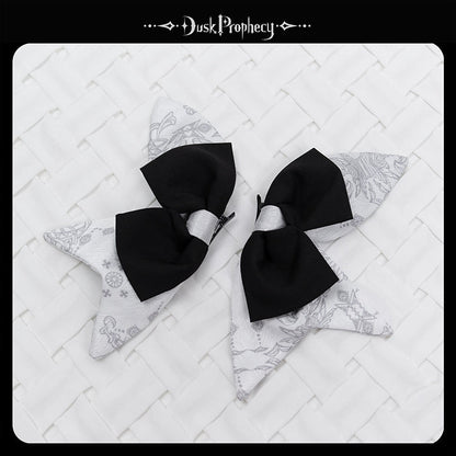 DuskProphecy - Coccyx - Elegant Lolita Hair Accessories Set Multicolors