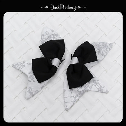 DuskProphecy - Coccyx - Elegant Lolita Hair Accessories Set Multicolors
