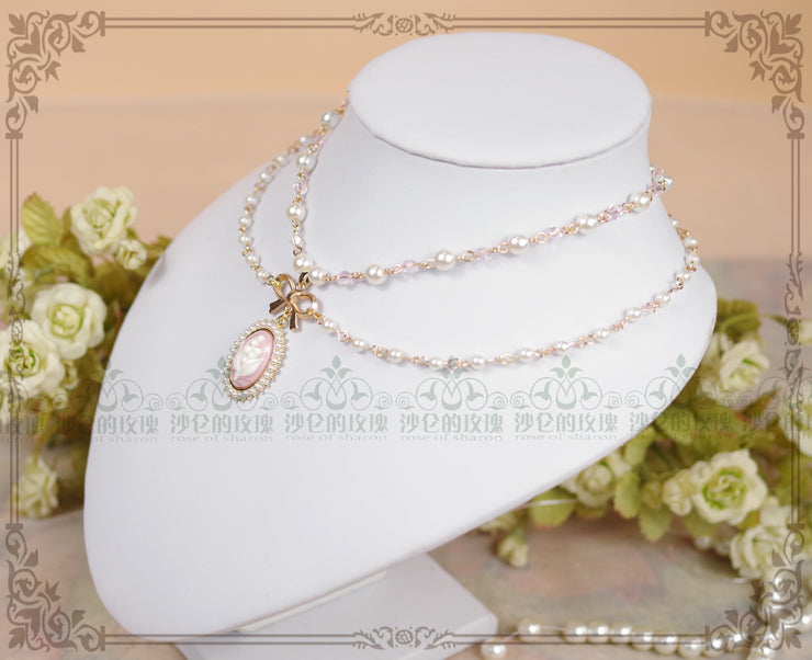 Rose of Sharon - Retro Lolita Necklace 4 Colors