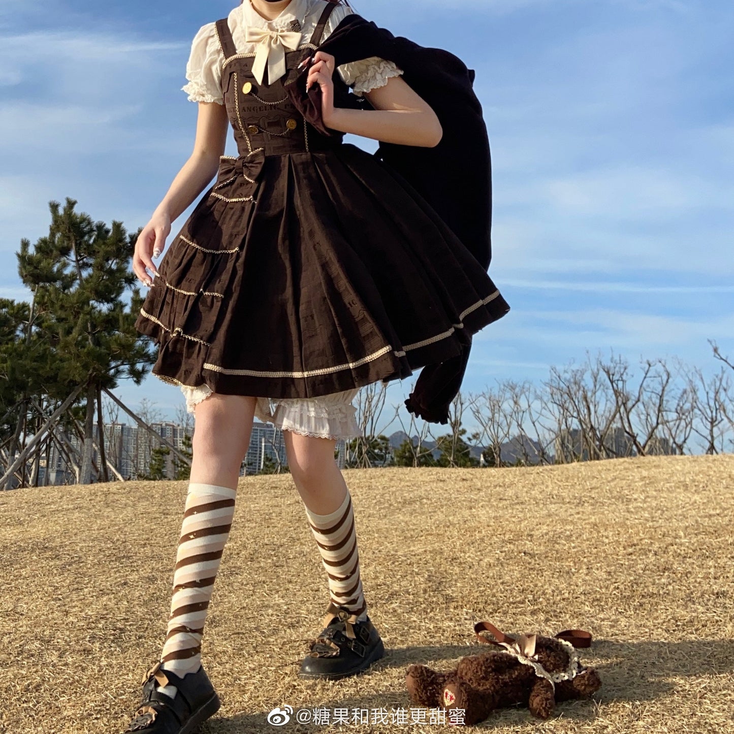 Yukine's Box - Macaron Lolita Cute Stripe Socks