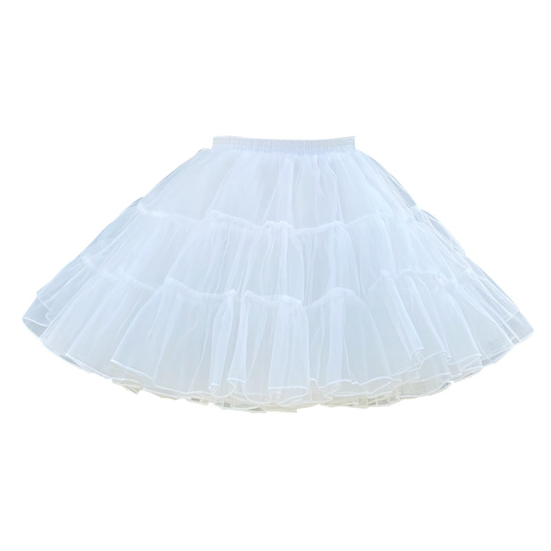 Flower Fieldhappy Event - Lolita White A-Line Shape Petticoat