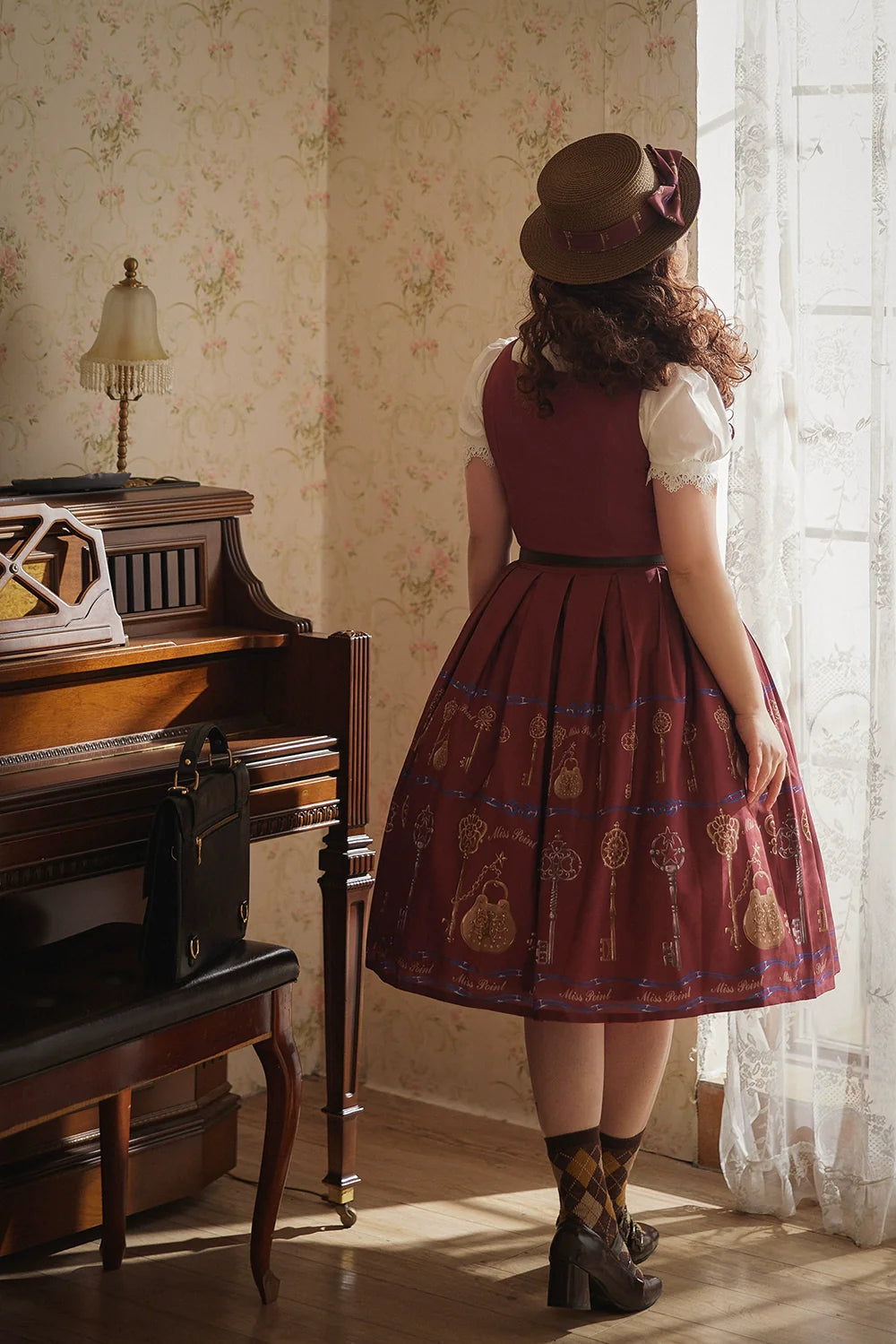 Miss Point - Antique Key - Elegant Lolita JSK Retro Lolita Dress