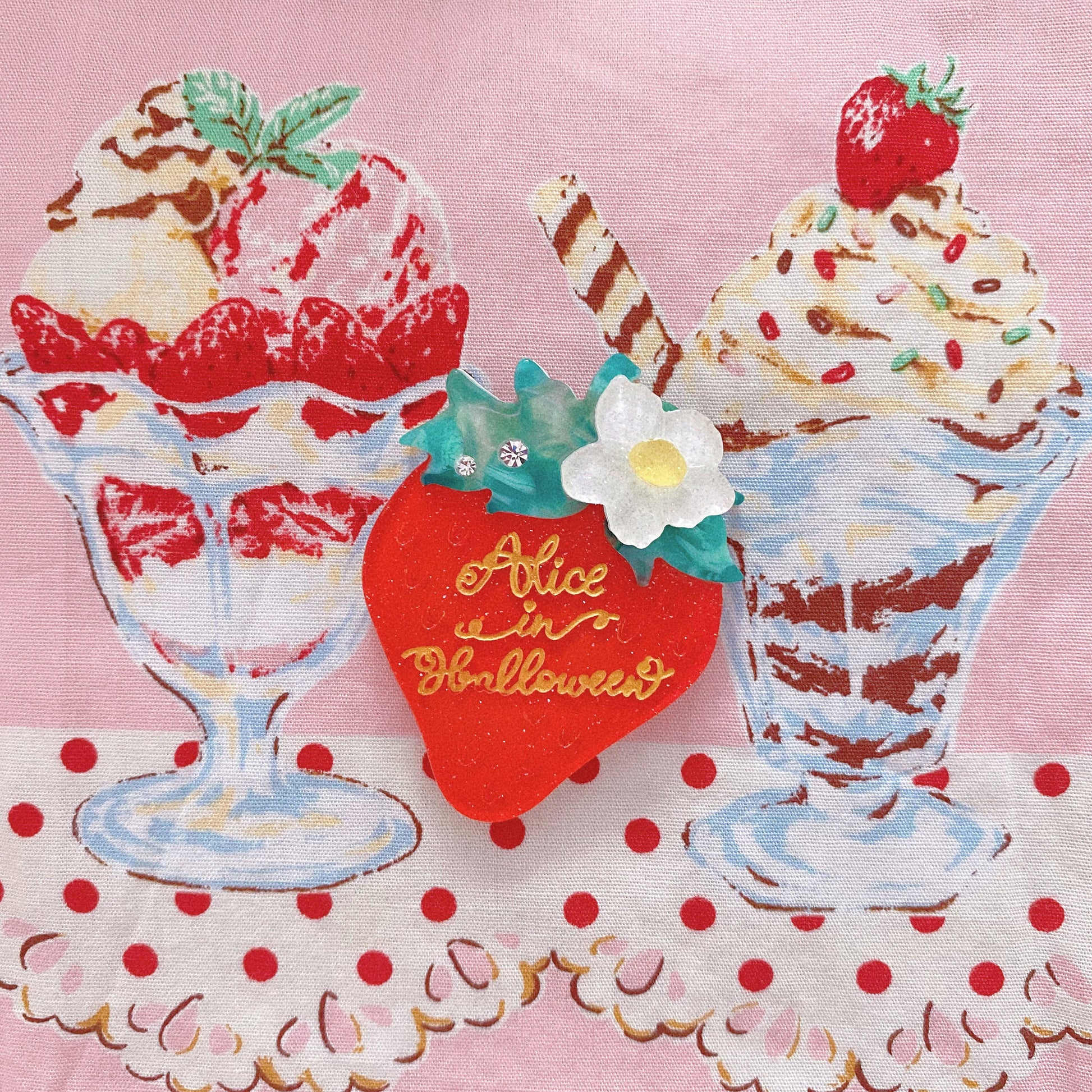 Halloween Alice - Lolita Strawberry Accessory Set