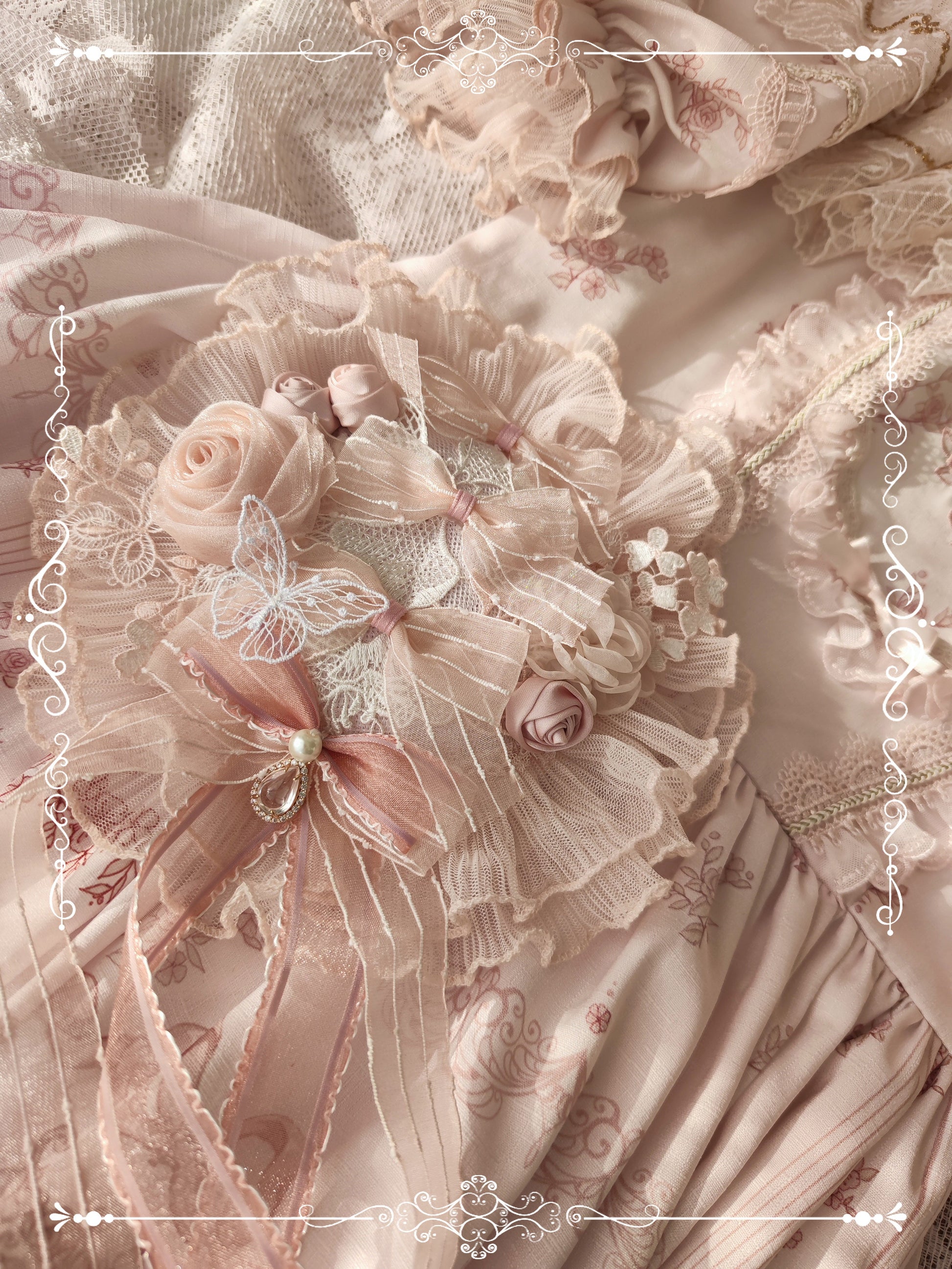 Garden Cat - Sunset Realm Lolita Bride Gorgeous OP FS