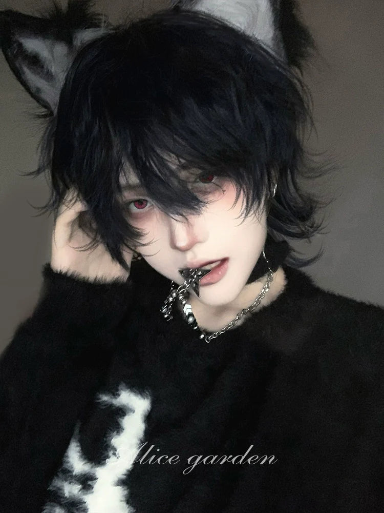 Alicegarden - Ouji Lolita Wig Short Curly Male Lolita Wig