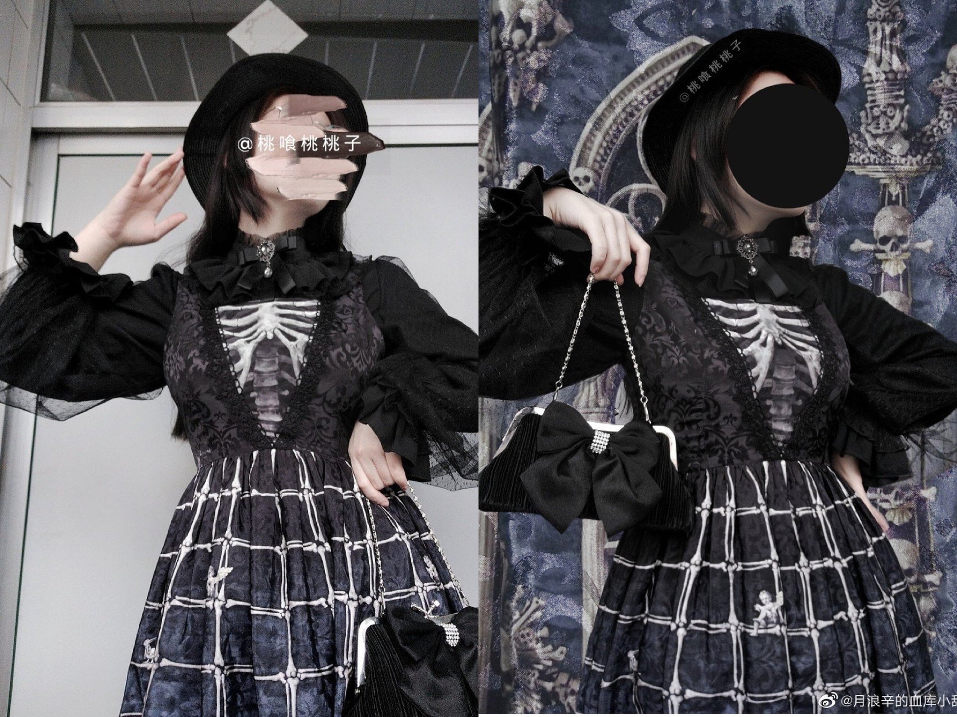 Kencrlo - Dim Moonlight - Classic Lolita Chiffon Yarn Inner Blouse