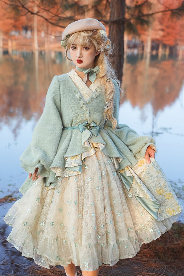 Fantastic Wind - Resurrection - Elegant Embroidery Lolita JSK Set