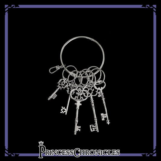 Princess Chronicles - Secret Morning Paper - Vintage Lolita Silver Key Hangings