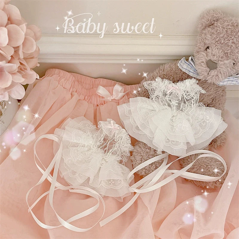 Sugar Girl - Sweet Lolita Cuffs Ballet Lace Breathable Straps Sleeves