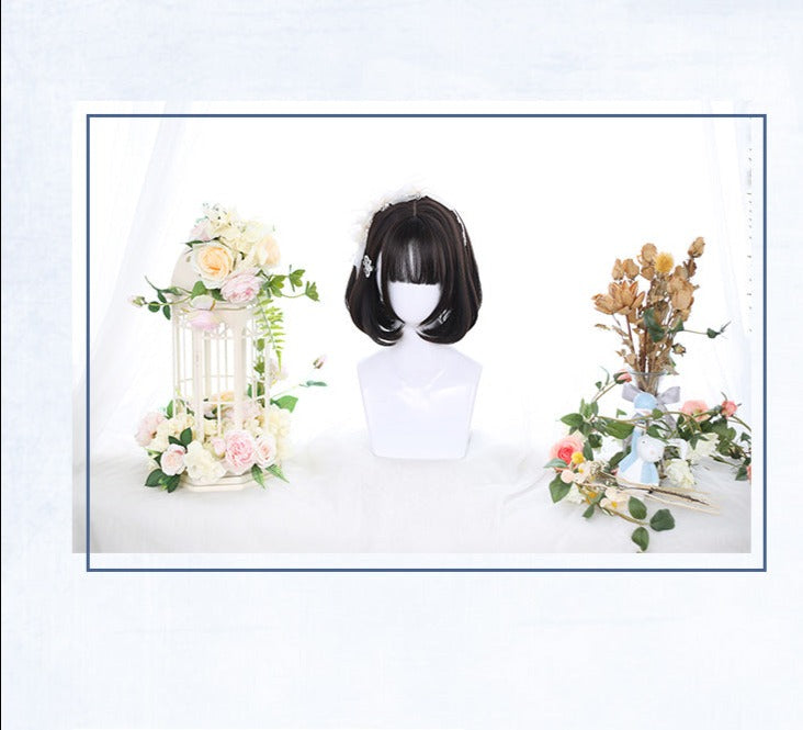 Dalao Home - Sweet 30cm BOBO Short Lolita Wig Multicolors