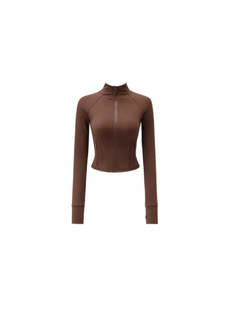 Slim fit zipper tops【s0000007034】