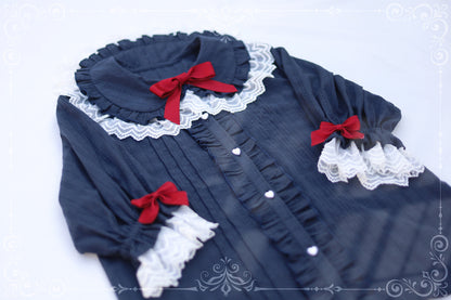 MIST - Sweet Lolita Golilla Short Sleeve Shirt