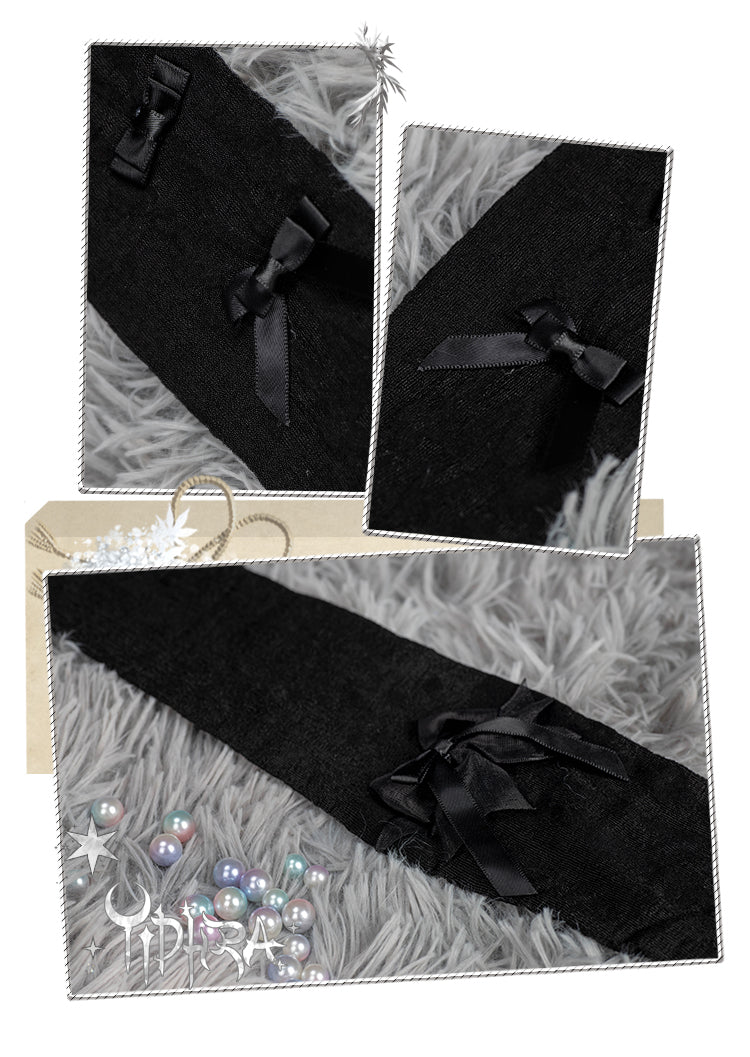 Yidhra - Sweet Lolita Black and White Summer Pantyhose