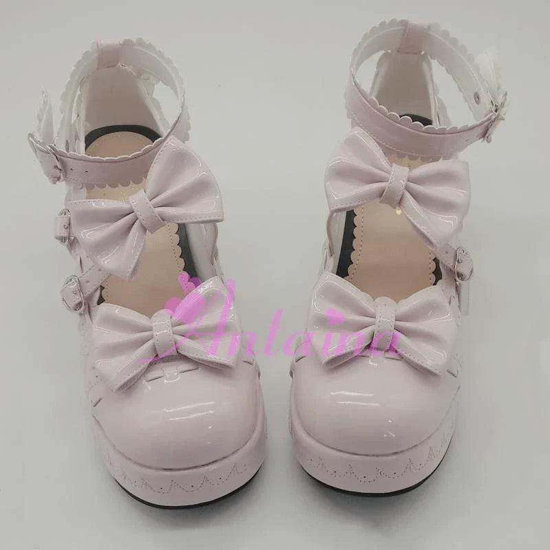Antaina - Sweet Lolita Shoes Platform Shoes Multicolor