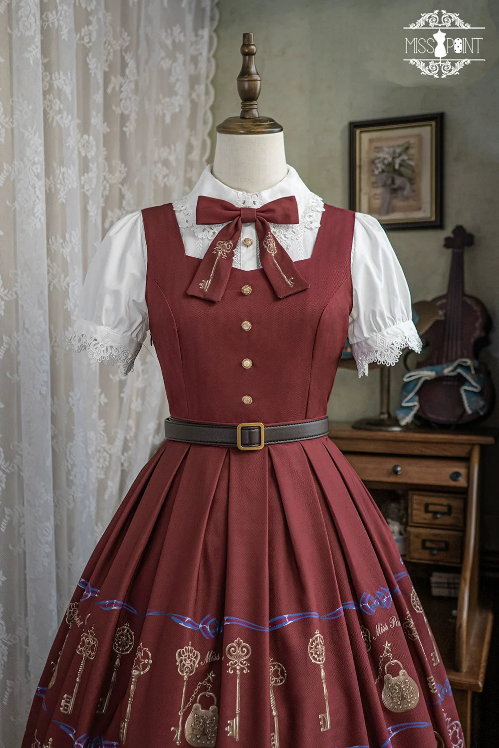 Miss Point - Antique Key - Elegant Lolita JSK Retro Lolita Dress