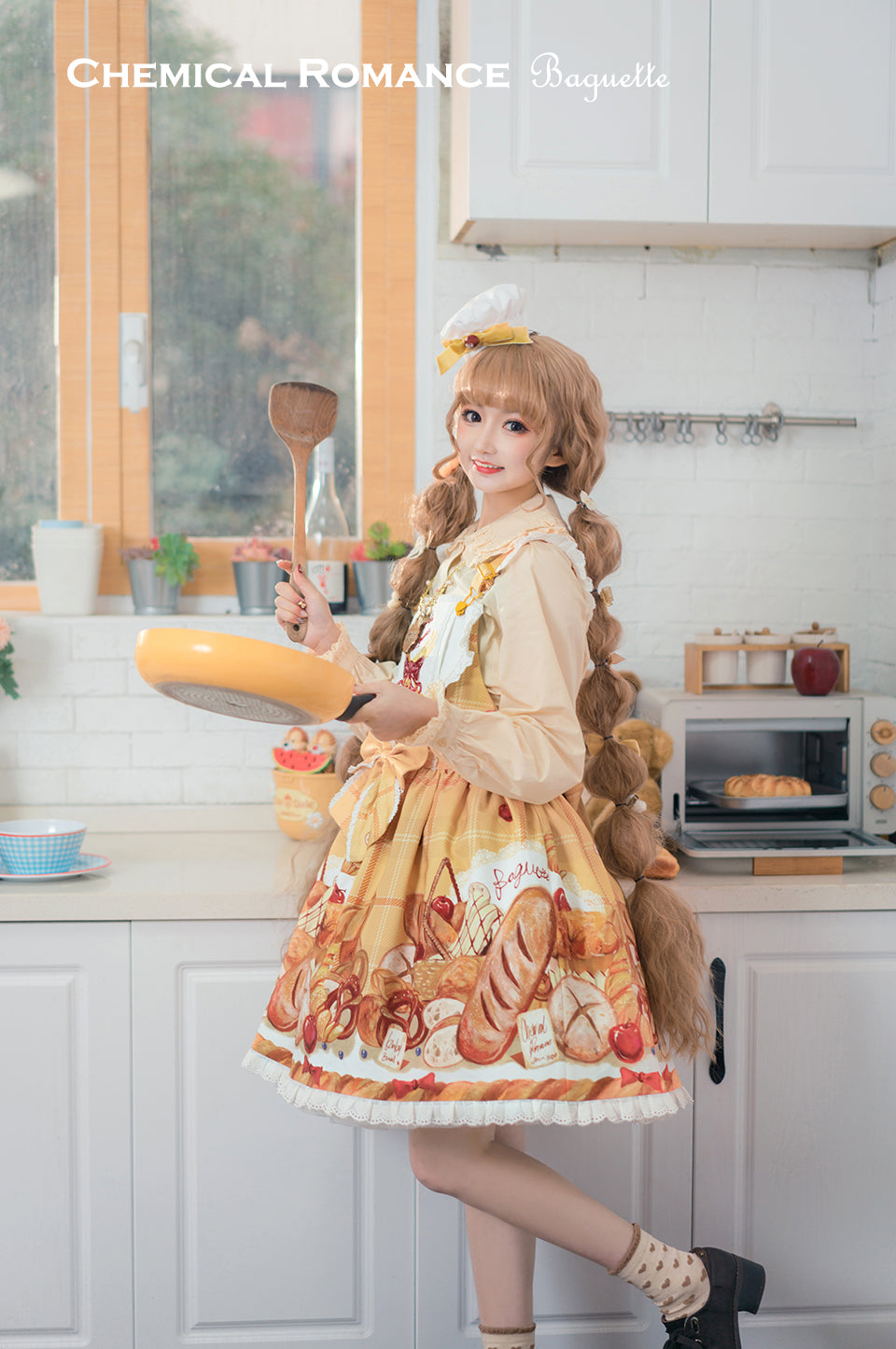 Chemical Romance - Bread New Out of the Oven - Elegant Lolita Salopette Dress