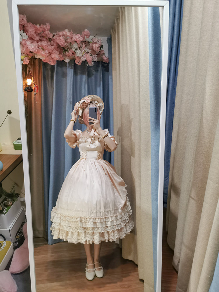 Sweet Wood - CLA Vintage French Lolita OP Dress