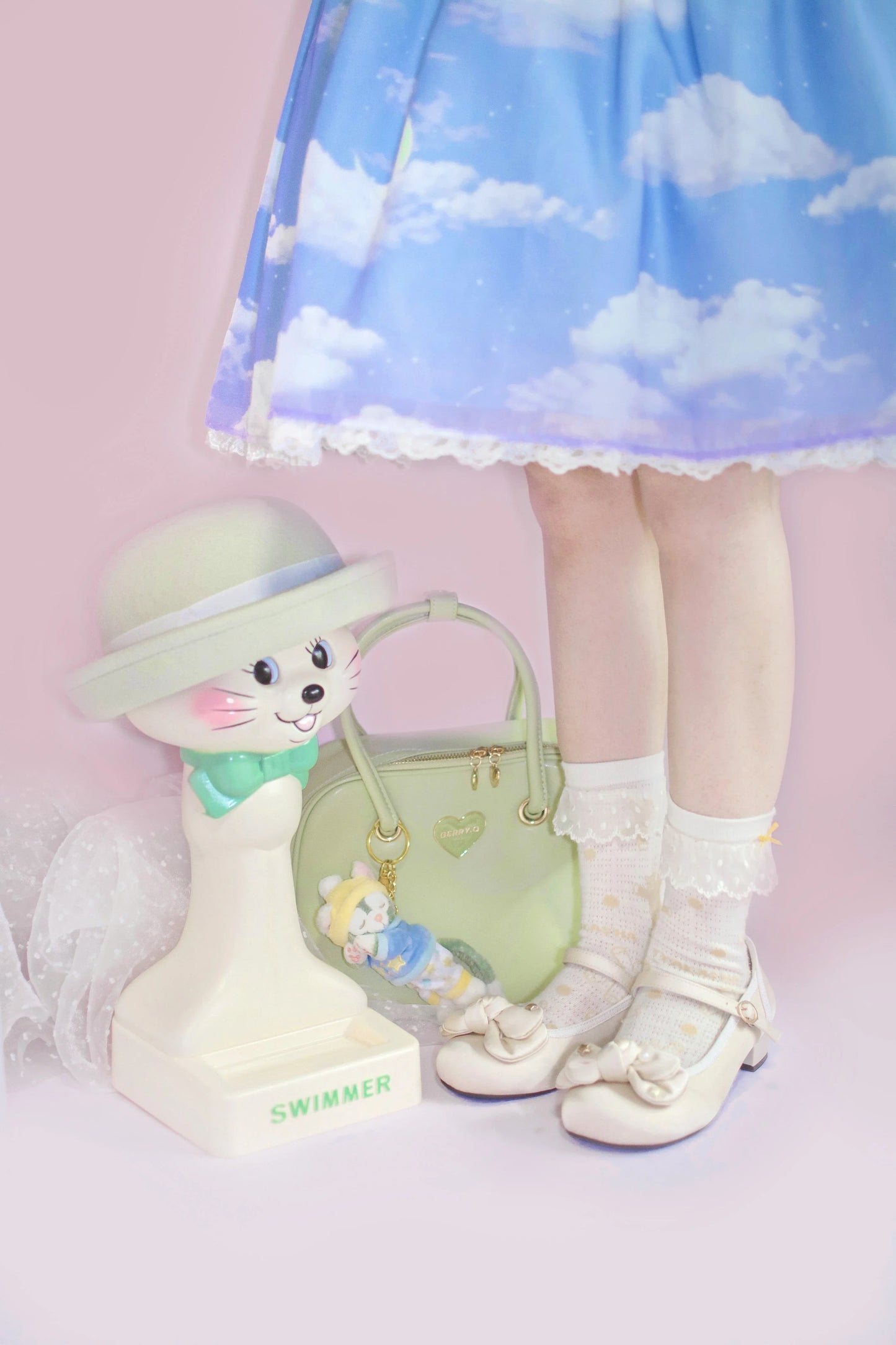 Dolly Doll - Little Fat Ding - Sweet Lolita Shoes Low Heel Round-toe Shoes