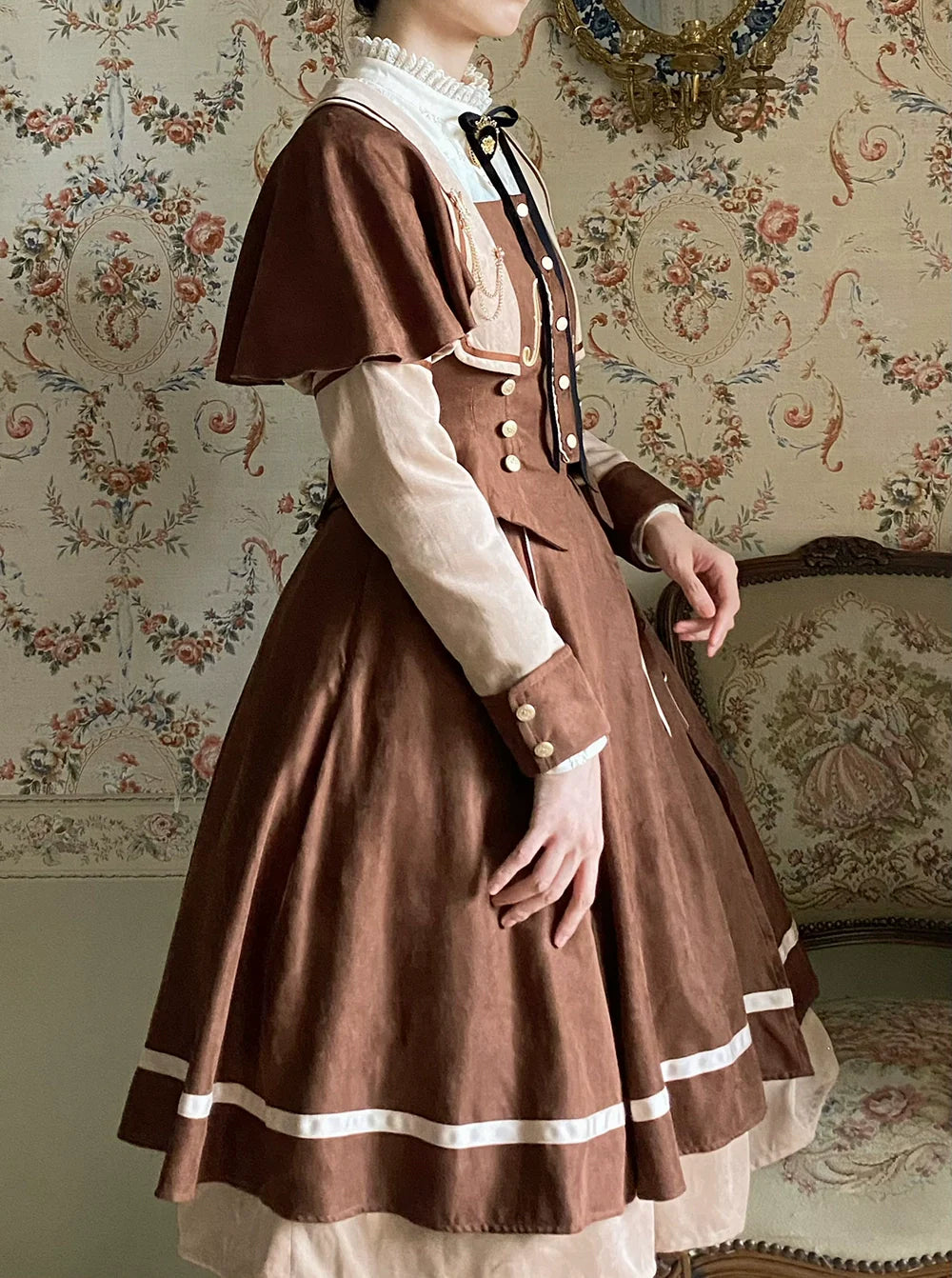 Miss Point - Elegant Lolita Coat - Golden Movement Customized Short Coat