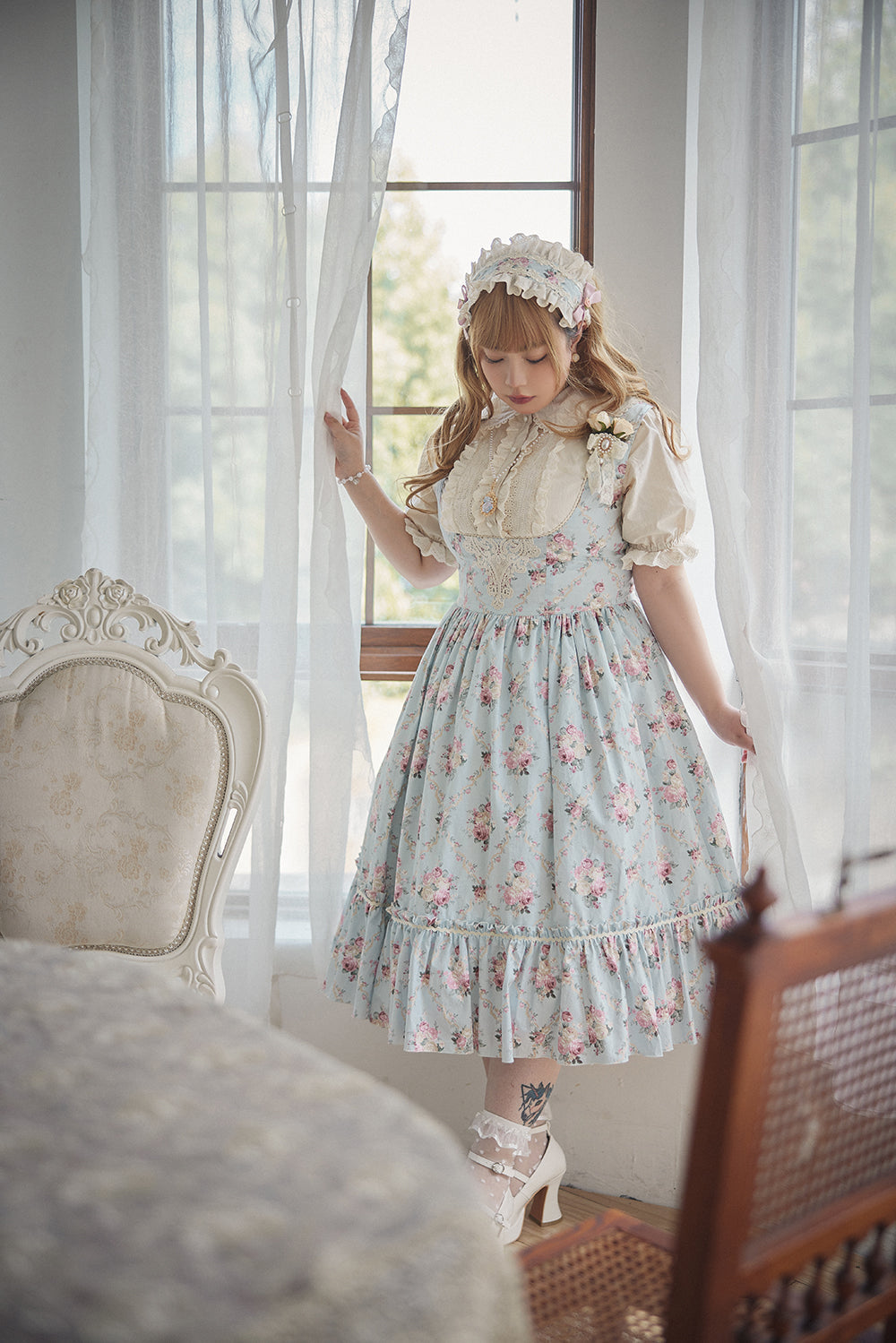 Miss Point - Happy Summer - Elegant Lolita Floral JSK Dress