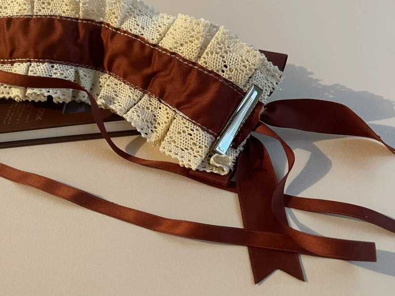 Besozealous - Handmade Lolita KC Animal Ear Coffee Hairband